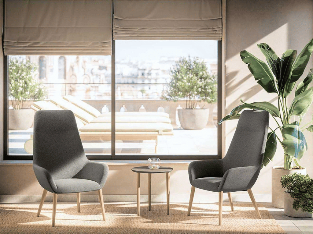 mobilier salle d'attente design fauteuil City. Gamme soft seating. Mobilier de bureau Albi, Toulouse, Bordeaux