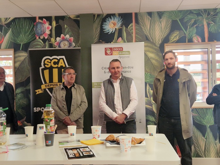 Docks du Bureau Agencement accueille les partenaires du Sporting Club Albigeois à Terssac.