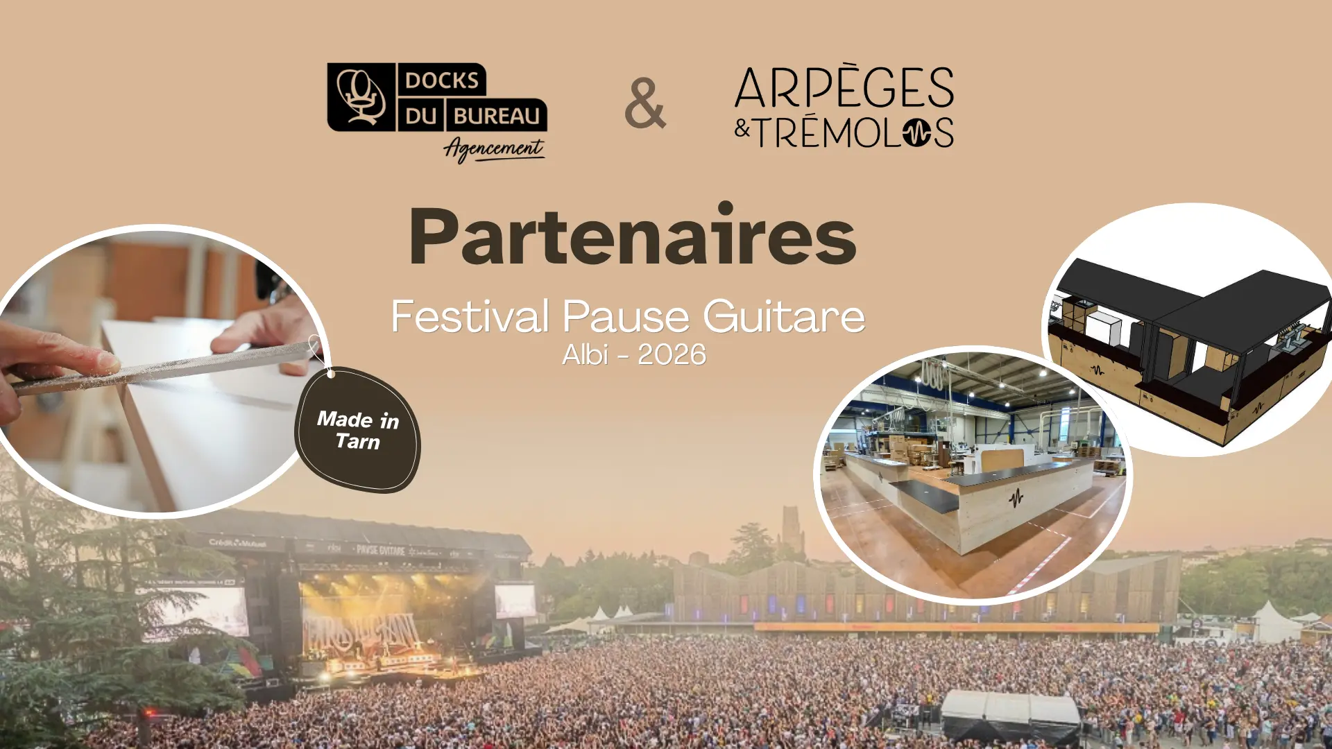Docks du Bureau s’associe au Festival Pause Guitare pour ses 30 ans !
