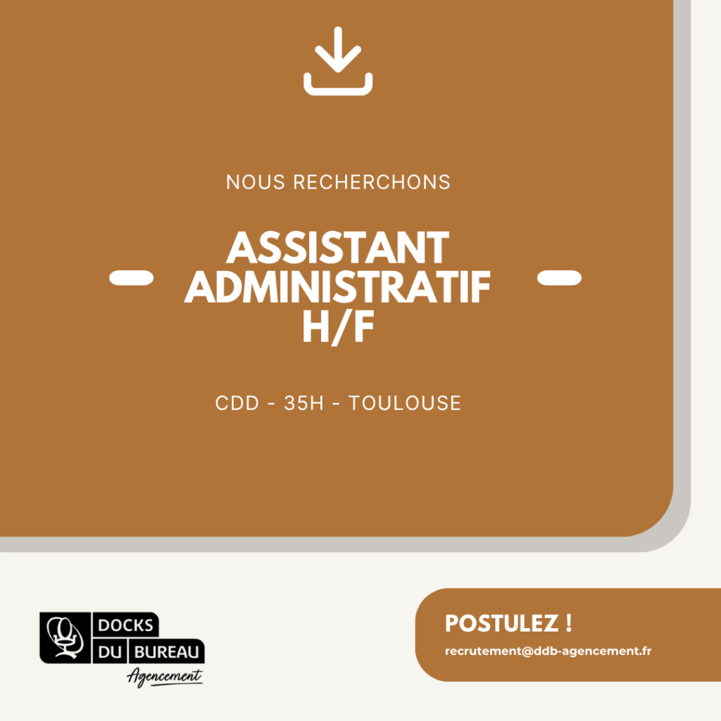 offre emploi docks du bureau Agencement - assistant administratif